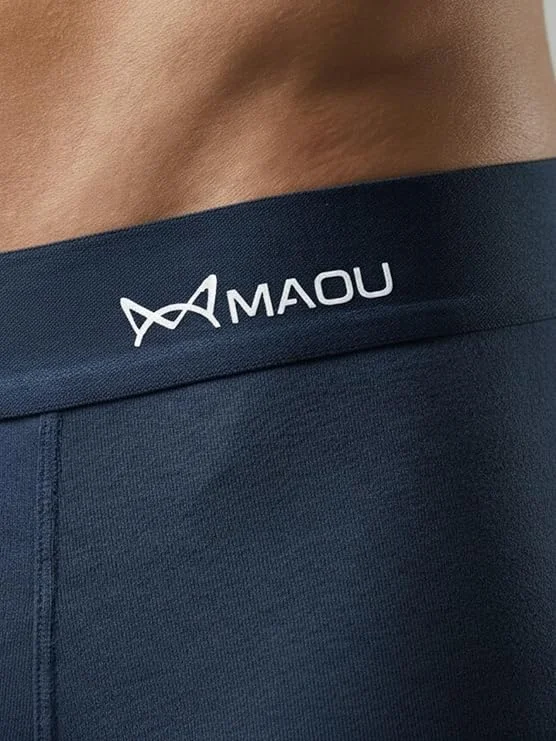 Men Breathable Cotton Stretch Trunk Underwear Pack of 2 Anti-Odour Soft Elastic Waist Boxer Briefs Comfortable Daily Wear Innerwear for Men Gym Running Office All Day Support image 3