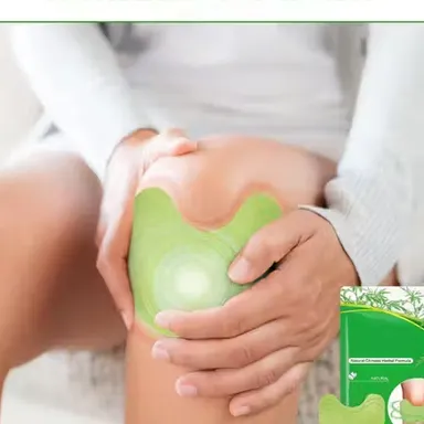 Herbal Knee Pain Relief Patch Chinese Herbal Knee Plaster Joint Pain Relief Patch Arthritis Knee Support Pain Relief Sticker for Knee Joint Muscle Pain Pack thumbnail 1