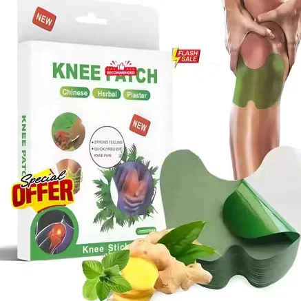 Herbal Knee Pain Relief Patch Chinese Herbal Knee Plaster Joint Pain Relief Patch Arthritis Knee Support Pain Relief Sticker for Knee Joint Muscle Pain Pack image 4