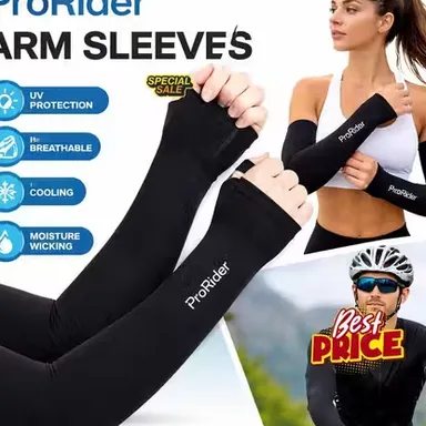 UPF 50+ UV Protection Arm Sleeves Cooling Sun Protection Arm Cover Breathable Sports Arm Sleeve for Men Women Cycling Driving Running Outdoor UV Protection Sleeves Pair thumbnail 2