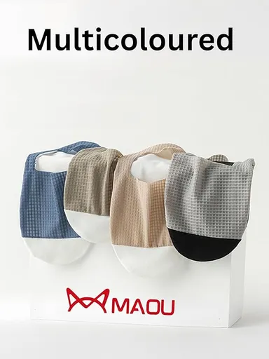 Breathable No Show Invisible Socks for Women Cotton Mesh Low Cut Loafer Socks Anti Slip Flat Shoe Socks Lightweight Summer Foot Cover Socks Pack thumbnail 5