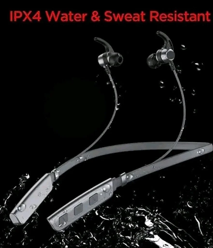 Wireless Bluetooth Neckband Earphones IPX4 Water Sweat Resistant Magnetic Sports Earbuds With Mic Noise Reduction Stereo Bass Headphones For Mobile image 1