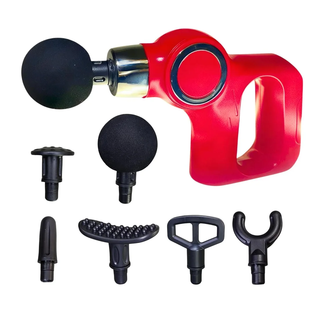 Deep Tissue Massage Gun Muscle Massager With Multiple Heads Electric Percussion Body Massager For Pain Relief Muscle Recovery Fitness Gym Therapy image 1