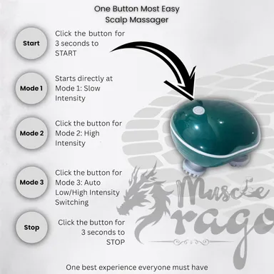 Electric Scalp Massager With Foot Acupressure Mat Portable Head Massage Machine Body Relaxation Therapy Device Stress Relief Blood Circulation Massager thumbnail 1