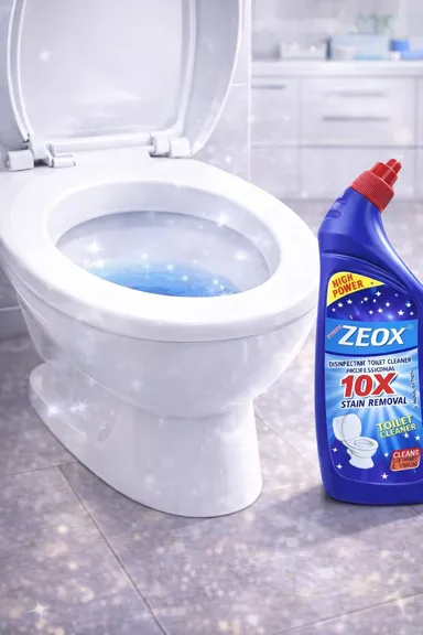 Zeox Floral Disinfectant Floor Cleaner Liquid with Professional 10X Toilet Cleaner Stain Removal Bathroom Disinfectant Combo for Floor Tiles Marble Bathroom Germ Kill Cleaning Solution thumbnail 4