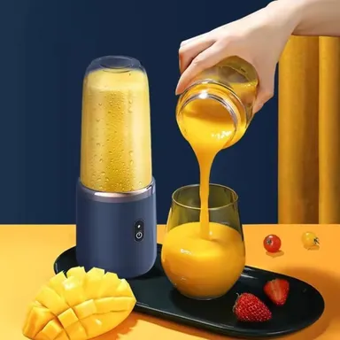 Portable USB Rechargeable Blender Juicer 1500mAh Mini Smoothie Maker 6 Blade Electric Fruit Mixer 3 Speed Personal Travel Blender Bottle for Juice Shakes  thumbnail 1