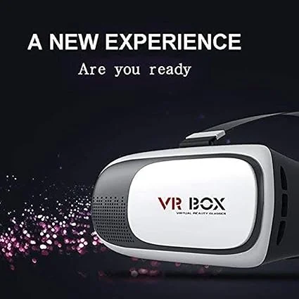 3D VR Box Virtual Reality Headset for Smartphones with Adjustable Lens HD Optics Immersive 360 Degree Gaming Movie Experience Lightweight Comfortable VR Glasses for Android iPhone All Mobiles image 2