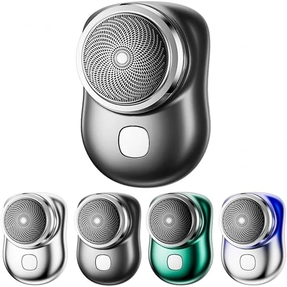 GRANTHUES Mini Electric Shaver for Men Portable Pocket Size Foil Trimmer Type C Fast Charging Wet Dry Clean Shave Travel Grooming Machine image 1