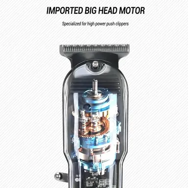Transparent Mini Electric Shaver and Beard Trimmer for Men USB Rechargeable Portable Grooming Device 180 Minutes Runtime Precision Hair Clipper Travel Shaver thumbnail 3
