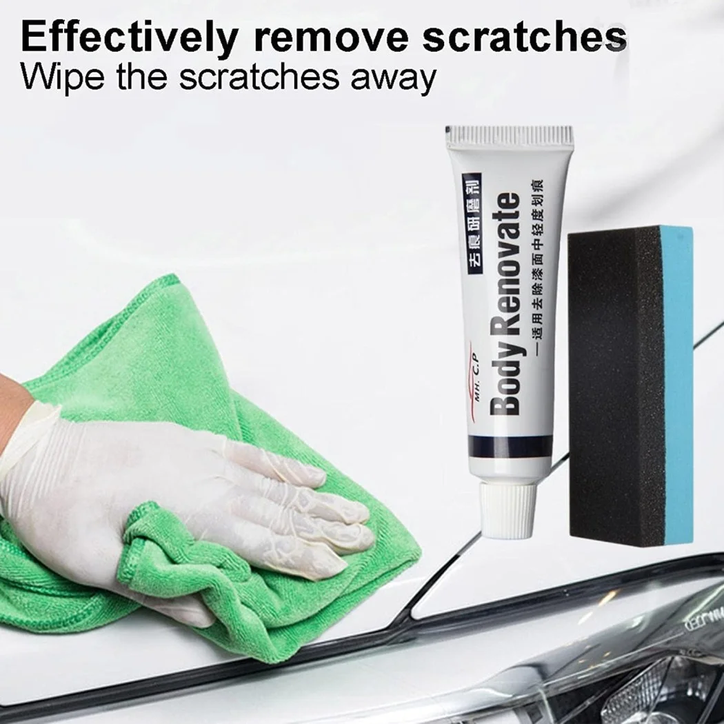 Car Scratch Remover Kit for Deep Scratches Car Paint Repair Polishing Wax Kit Sponge Body Compound Cream Wax Car Body Compound Scratch Remover Kit India image 9