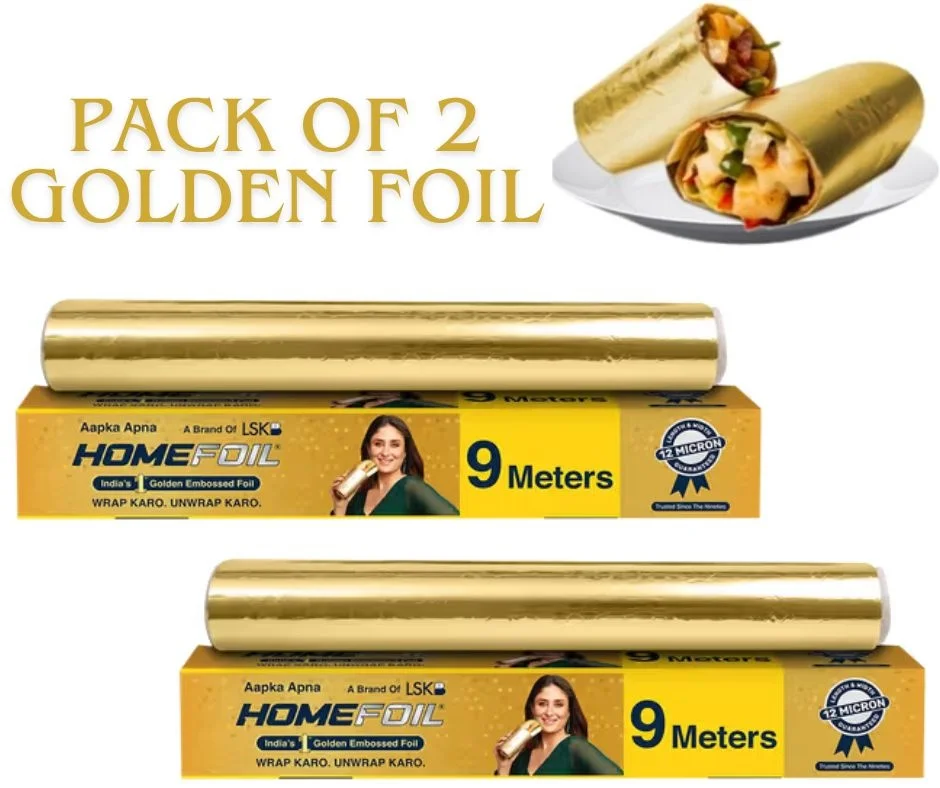 2 HOMEFOIL 12 MICRON 9 METERS GOLDEN FOIL image 3