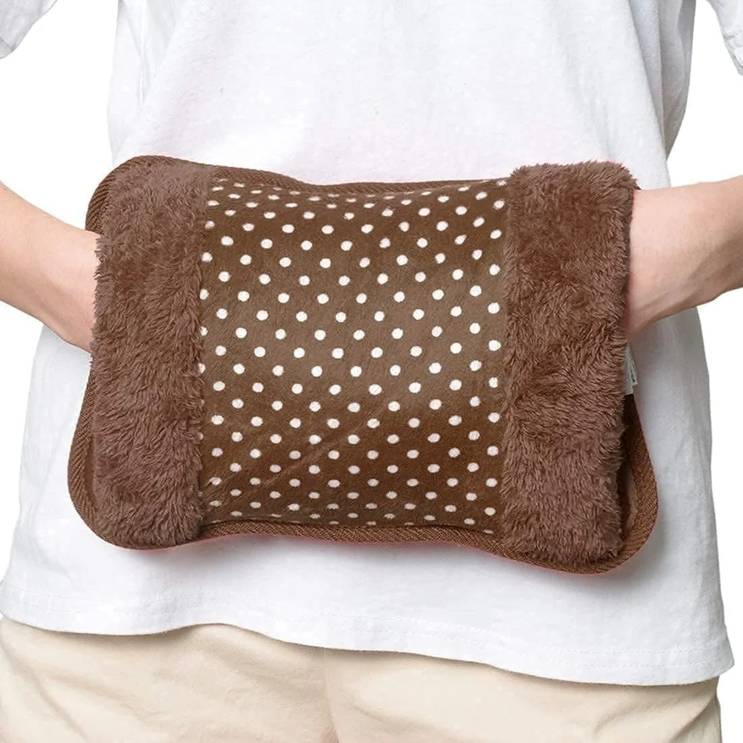 Electric Heating Pad Heating Bag for Pain Relief Medium Size Velvet Hot Water Bag Electric Warmer for Back Neck Shoulder Period Cramps Muscle Pain Heat Therapy Heat Pack India image 3