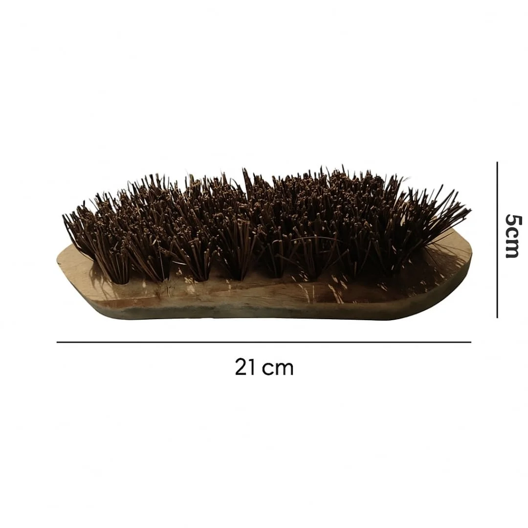 Raw Title Found: Natural Coconut Coir Scrub Brush – 21cm x 5cm | Handmade | Eco Friendly Cleaning Brush for Kitchen & Home Use (Amazon India) image 2