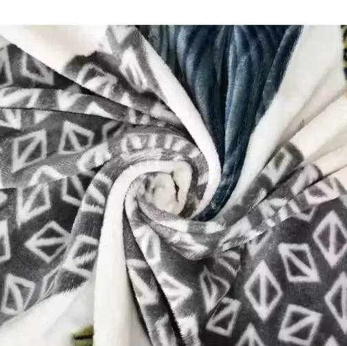 Premium Woolen Bedsheet Double Bed Heavy Winter Warm Bed Sheet Soft Thick Blanket Style Bedding Set for Cold Weather Comfort India King Size Grey Brown Floral Printed image 2