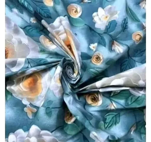 Aarvi Elastic Fitted Cotton Double King Bedsheet 78x72 Inches with 2 Pillow Covers Floral Print 220 TC Superfine Soft Breathable Summer Bed Sheet image 4