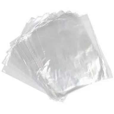 Transparent Polythene Packing Bags Pack of 50 Multipurpose Plastic Storage Bags for Packaging Food Clothes Small Items Durable Lightweight Clear Poly Bags India thumbnail 1