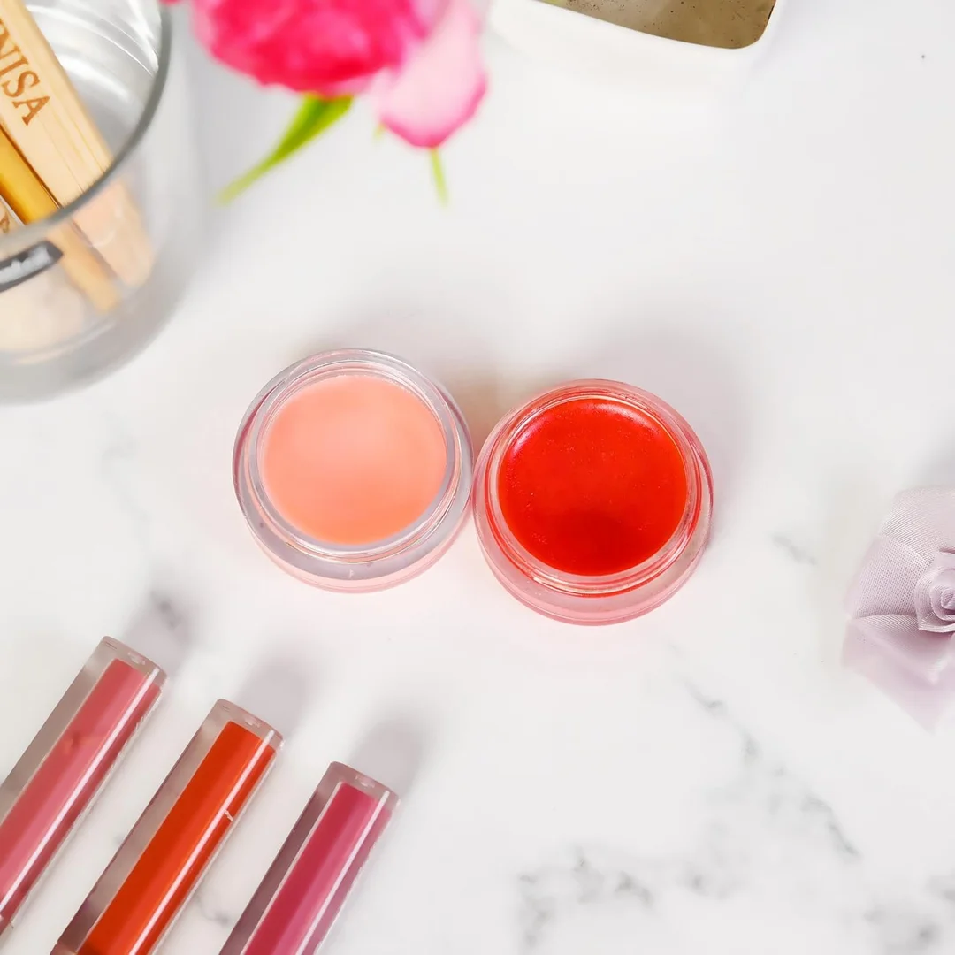 Sunisa Natural Strawberry Lip Balm 10g Moisturising Hydrating Lip Care for Dry Chapped Cracked Lips with Beetroot Tint Vitamin Enriched Lip Repair Balm for Soft Pink Lips Daily Use Lip Moisturiser image 3
