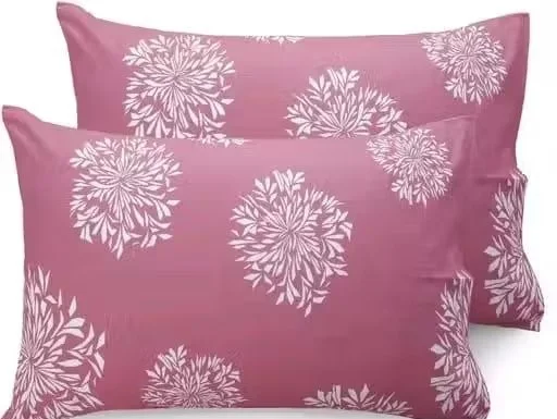 Elastic Fitted Glace Cotton King Size Double Bedsheet with 2 Pillow Covers 72x78 Inches Printed Soft Breathable Wrinkle Free Bed Sheet for Mattress with All Round Elastic Bedding Set India image 3