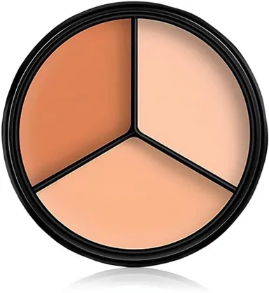 Professional 6 Colour Concealer and Colour Corrector Makeup Palette with Brush for Dark Circles Acne Spots Blemishes Contouring Highlighting Cream Face Concealer Kit thumbnail 1