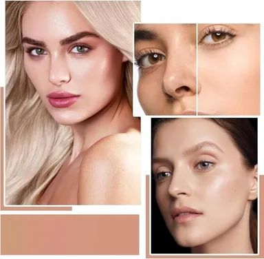Professional Face Contour Makeup Palette with Concealer Corrector Highlight Cream Kit Multi Shade Skin Tone Sculpting Contouring Makeup Set for Women thumbnail 1