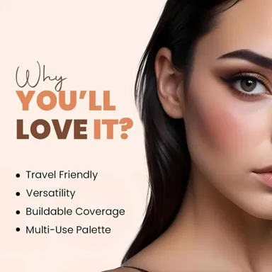 Professional Face Contour Makeup Palette with Concealer Corrector Highlight Cream Kit Multi Shade Skin Tone Sculpting Contouring Makeup Set for Women thumbnail 2