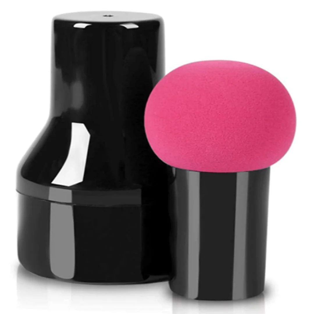 Portable Mushroom Makeup Brush Cleaner Machine with Soft Sponge Dryer Electric Cosmetic Brush Cleaning Tool for Foundation Powder Blush Brushes Quick Dry Beauty Tool image 1