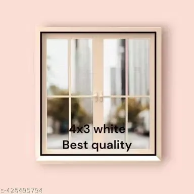 Magnetic Window Mosquito Net Mesh Screen for Home Windows Removable Anti Mosquito Insect Protection Fibre Mesh Window Screen Easy Install Washable Breathable Net thumbnail 2