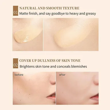 tfit Dual Tone Cream Concealer Palette Professional Full Coverage Colour Correcting Concealer Makeup Palette for Dark Circles Blemishes Contour Highlight Cream Makeup Kit thumbnail 3