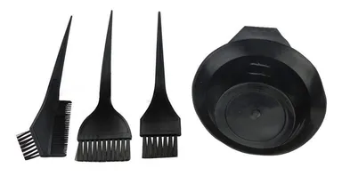 Professional Hair Colour Mixing Bowl with Dye Brush Set, Salon Hair Dye Applicator Kit with Tint Brush, Comb Applicator, Hair Colour Bowl for Home Hair Coloring, Bleach, Dye, Highlighting Kit thumbnail 2