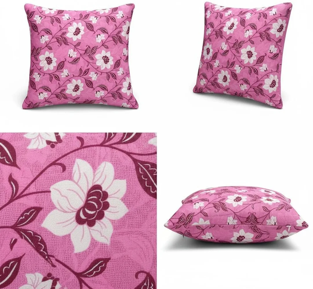 SOFT SNOOZE Microfibre Bolster Pillow Pack of 5 Multicolor Printed Soft Luxury Cylindrical Cushions for Bed Sofa Support Sleeping Neck Back Support image 2