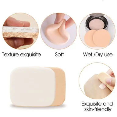 Professional Multi Colour Makeup Blender Sponge Set for Foundation Concealer BB Cream Powder Application Soft Latex Free Cosmetic Beauty Sponges Wet Dry Makeup Blending Puff Kit thumbnail 1