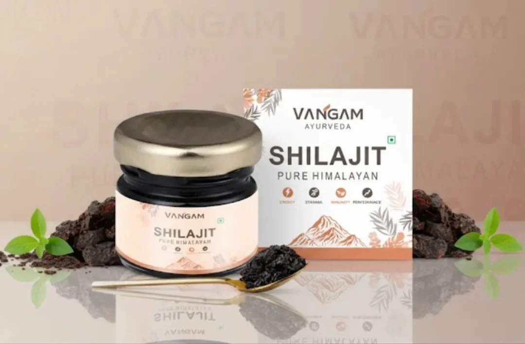 Vangam Pure Himalayan Shilajit Resin 20g Natural Ayurvedic Energy Booster for Men Stamina Strength Immunity Testosterone Support Original Shilajit India image 1