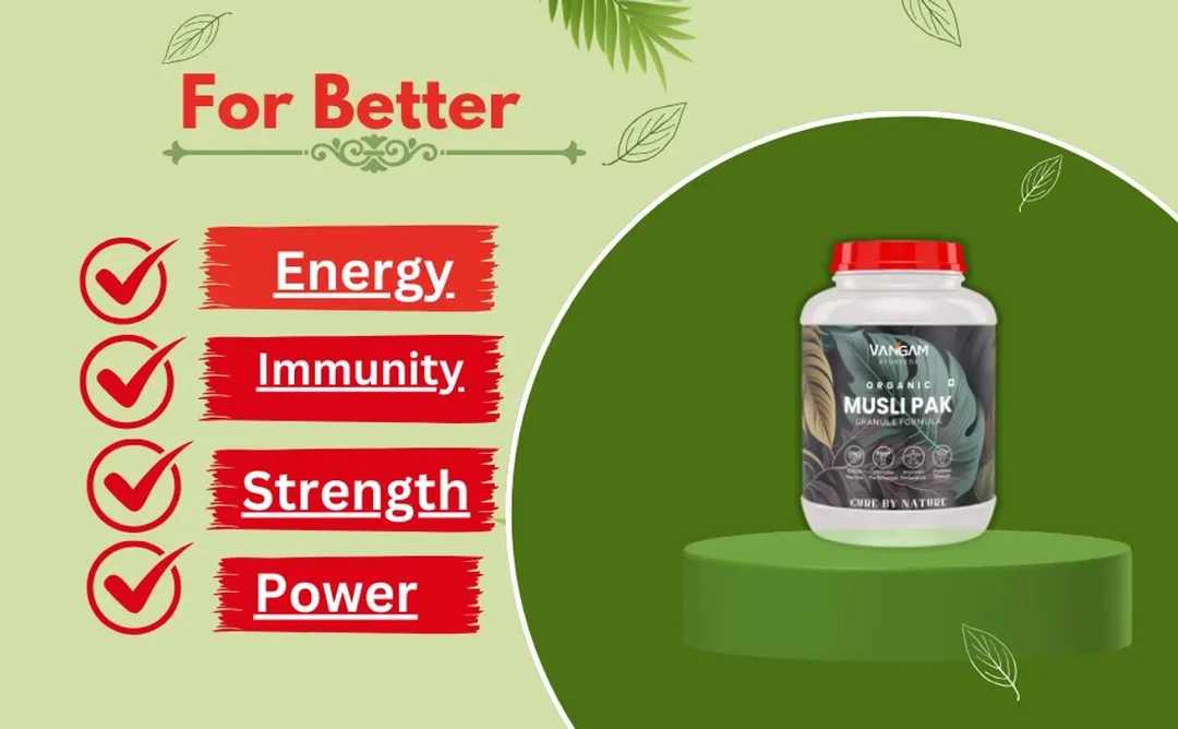 Vangam Musli Pak Ayurvedic Herbal Strength & Immunity Booster Powder 100g | Safed Musli Ashwagandha Shatavari Gokshura Rejuvenating Vitality Supplement for Men & Women image 4