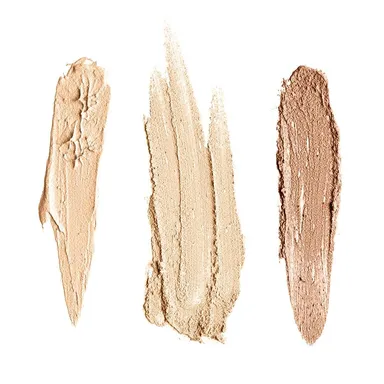 3 in 1 Cream Concealer Palette for Face Makeup Full Coverage Dark Circle Blemish Spot Corrector Blendable Long Lasting Concealer Kit for All Skin Types Natural Finish thumbnail 3