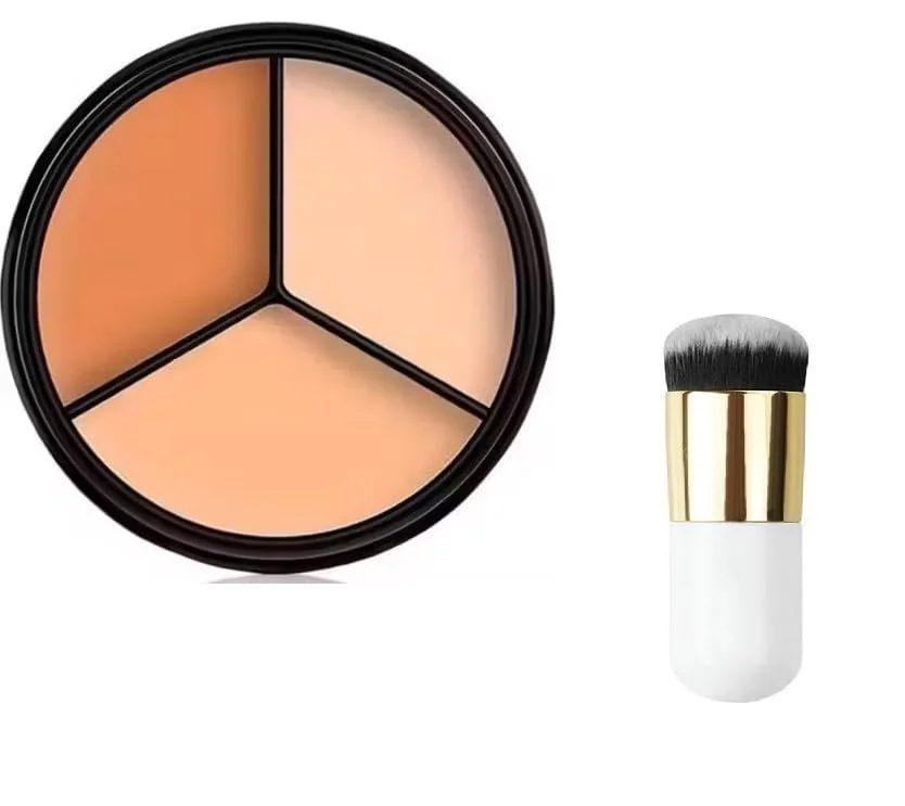 Professional Multicolor Concealer Palette Cream Foundation Corrector Kit Full Coverage Makeup for Dark Circles Acne Spots Contouring Highlighting Long Lasting Waterproof Face Makeup Palette India image 1
