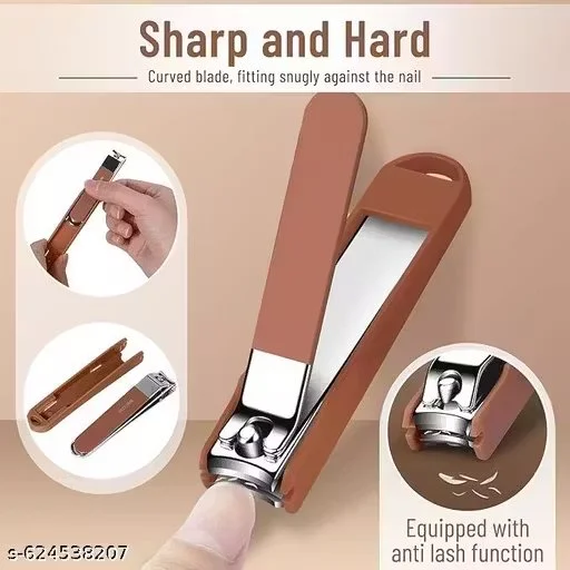 7 Pcs Stainless Steel Professional Grooming Kit Nail Clipper Set with Travel Case Brown Manicure Pedicure Tools Portable Nail Care Kit for Men Women Salon Home Use India image 3