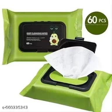 Makeup Remover Wet Wipes for Face 60 Sheets Cotton Soft Hydrating Cleansing Towelettes Alcohol Free Gentle Skin Cleansing Wipes for Women Men Waterproof Makeup Removal Makeup Remover Wet Wipes for Face 60 Sheets Cotton Soft Hydrating Cleansing Towelettes  thumbnail 2