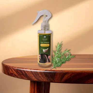 Veora Organics Rosemary Water Hair Spray | Pure & Natural Rosemary Hair Growth Spray | Strengthens Hair Follicles, Reduces Dandruff & Hair Fall | Herbal Scalp Treatment | 200ml Spray Bottle thumbnail 2