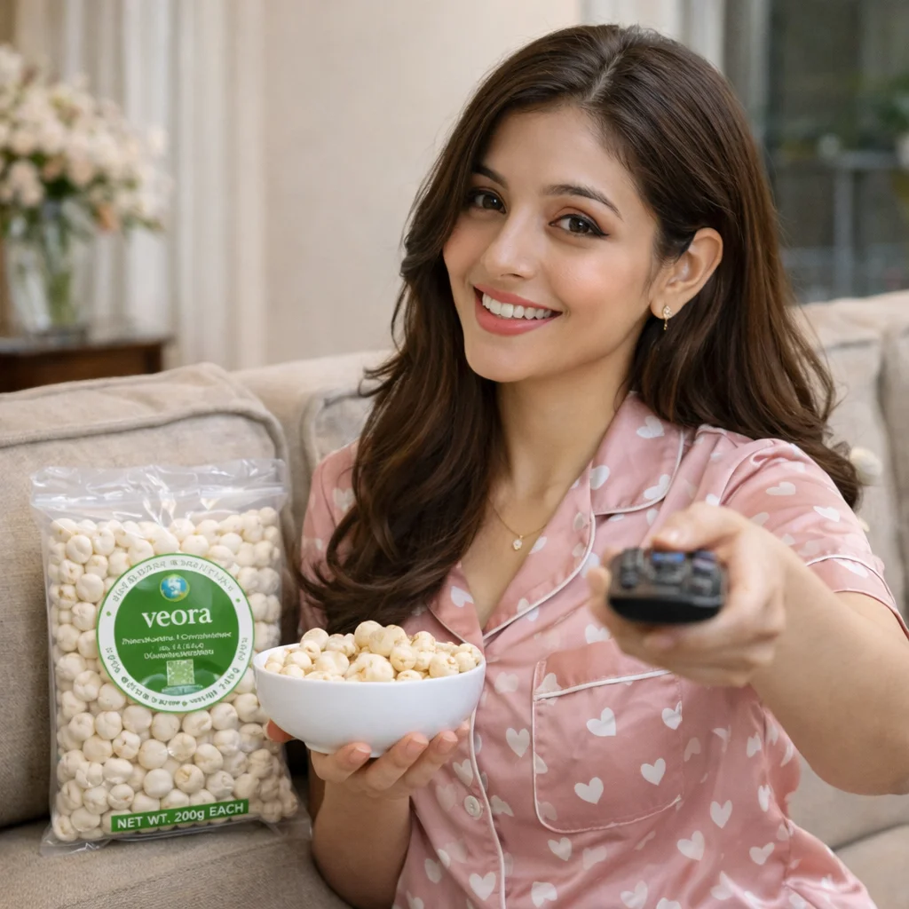 Veora Organics Makhana (Fox Nuts) Combo Pack | Premium A-Grade Natural Phool Makhana | Healthy Roasted Snack | High Protein & Fiber | Gluten-Free Superfood | 200g Each (Pack of 3) image 2