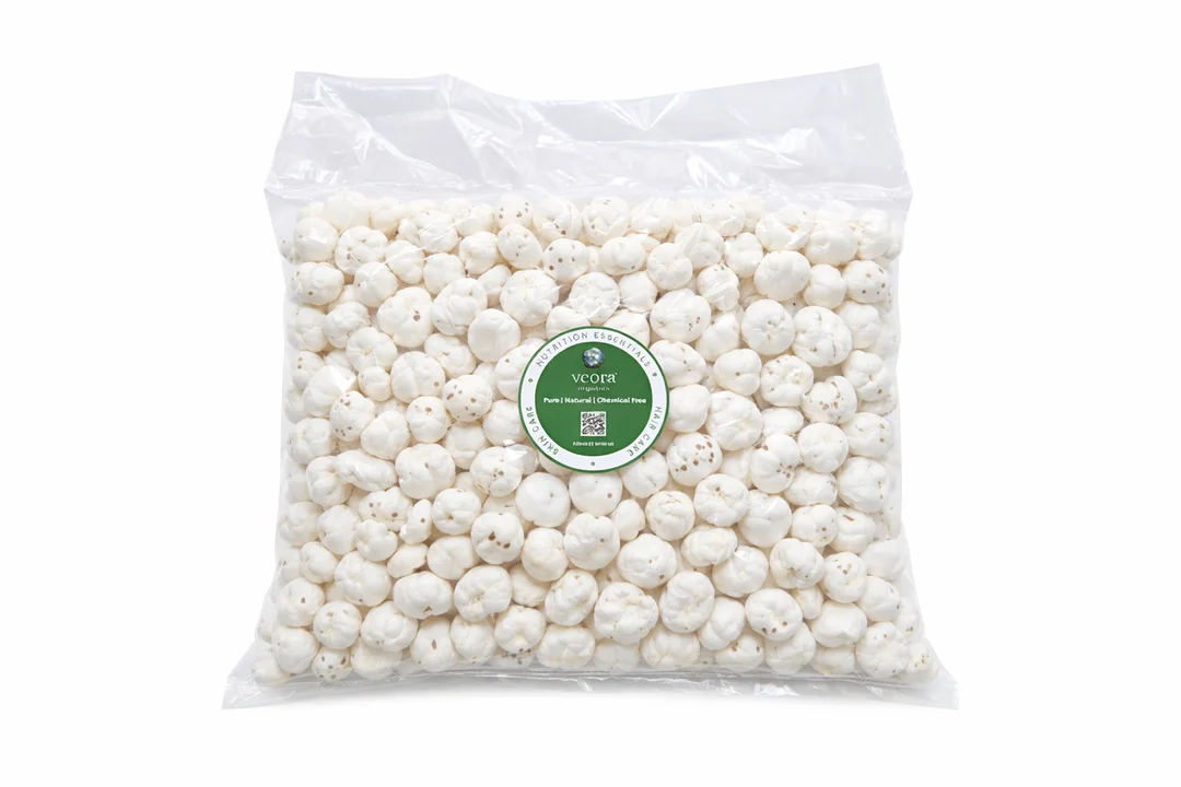 Veora Organics Makhana (Fox Nuts) Combo Pack | Premium A-Grade Natural Phool Makhana | Healthy Roasted Snack | High Protein & Fiber | Gluten-Free Superfood | 200g Each (Pack of 3) image 5