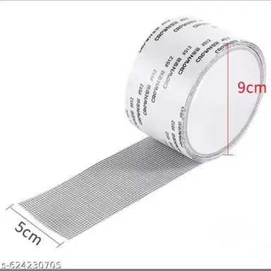 Mosquito Net Repair Tape 200cm x 5cm Strong Adhesive Waterproof Jali Patch Roll for Window Door Balcony Screen Anti Mosquito Mesh Fix Kit India thumbnail 2