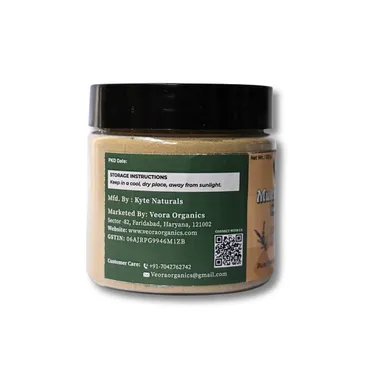 Veora Organics Multani Mitti Face Pack with Lavender | Natural Skin Brightening Face Pack with Banana Powder, Mulethi & Chandan | Oil Control, Tan Removal & Deep Cleansing | Herbal Face Mask | 120g thumbnail 5