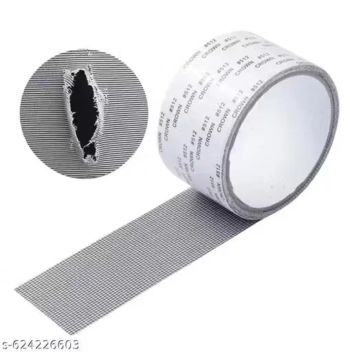 Mosquito Net Repair Tape 200cm x 5cm Strong Adhesive Waterproof Mesh Patch Roll for Window Door Jali Screen Fix Anti Mosquito Insect Protection DIY Repair Strip image 3
