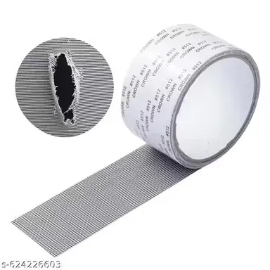 Mosquito Net Repair Tape 200cm x 5cm Strong Adhesive Waterproof Mesh Patch Roll for Window Door Jali Screen Fix Anti Mosquito Insect Protection DIY Repair Strip thumbnail 2