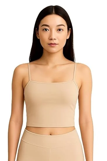 Banana Go Women Light Beige Camisole Top and Bottom Set Soft Cotton Nightwear Sleepwear Loungewear Pyjama Set for Women Summer Home Wear Night Suit Banana Go Women Light Beige Camisole Top and Bottom Set Soft Cotton Nightwear Sleepwear Loungewear Pyjama S image 1