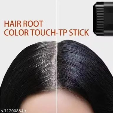2 in 1 Hair Colour Dye Stick Comb Instant Black Hair Colour Root Touch Up Waterproof Sweat Proof Easy Application Hair Dye Comb for Men Women Korean Hair Colour Stick thumbnail 3