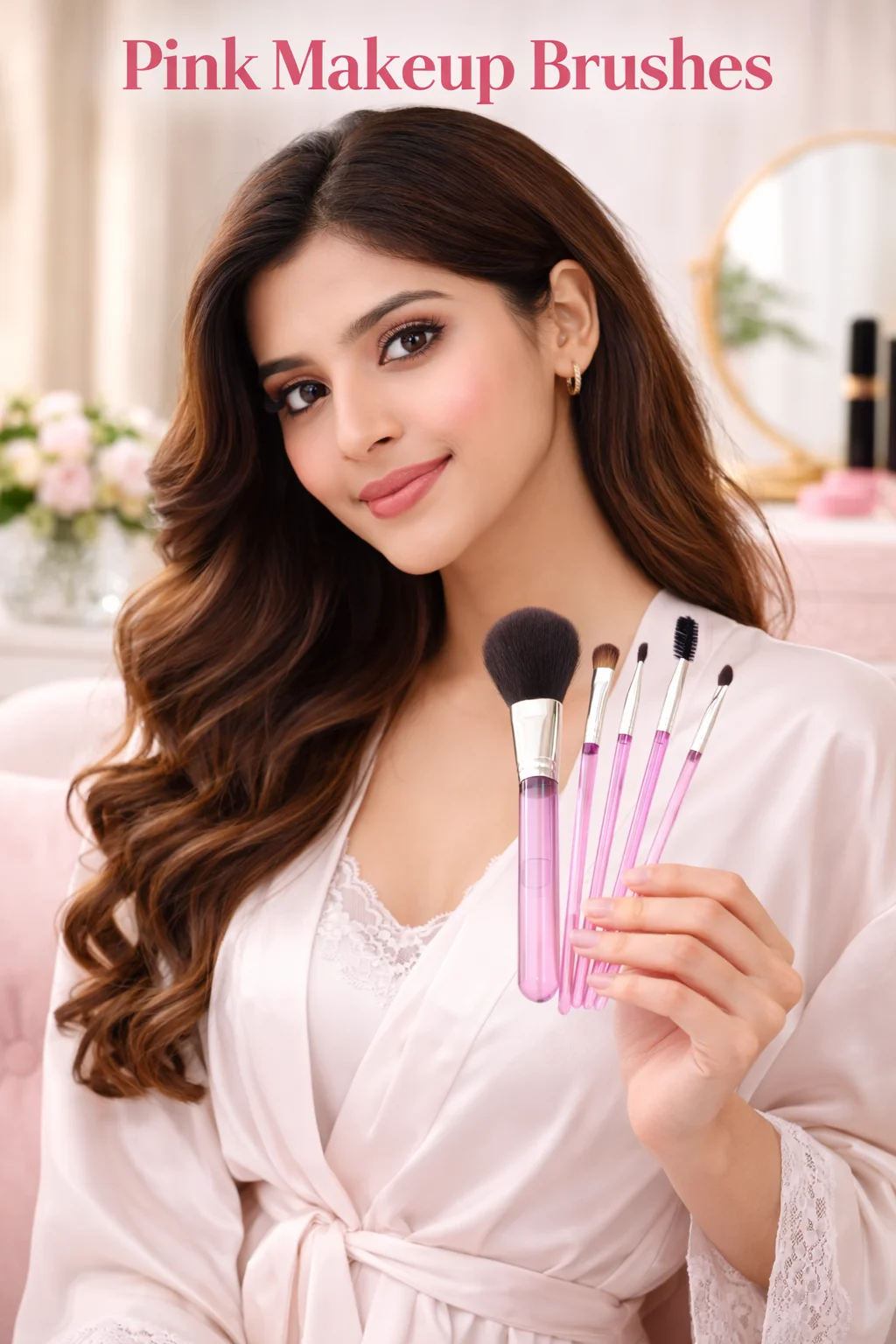 Professional Makeup Brushes & Sets for Face Eyes Lips Blending Contour Powder Foundation Eyeshadow Tools India | Soft Synthetic & Natural Bristles Kit image 1