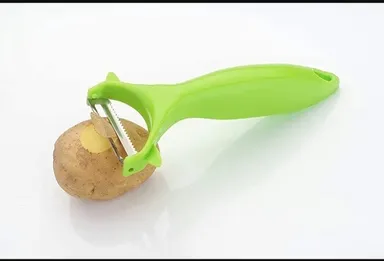 Vegtable and Fruit Peeler (Pack of 2 Pcs) Vegetable and Cabbage Shredder - Stainless Steel Potato Tool for Kitchen Lettuce Slicer Accessories thumbnail 1