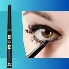 Premium Black Kajal Pencil for Eyes Long Lasting Waterproof Intense Black Kajal Pencil for Women & Girls | Smooth Glide Smudge-Proof Eye Liner & Kohl Look thumbnail 1