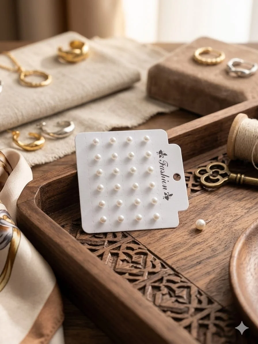 Elegant White Pearl Style Stud Earrings Set Pack of 12 Pairs Hypoallergenic Fashion Jewellery for Women Bride Bridesmaid Gifts India image 3